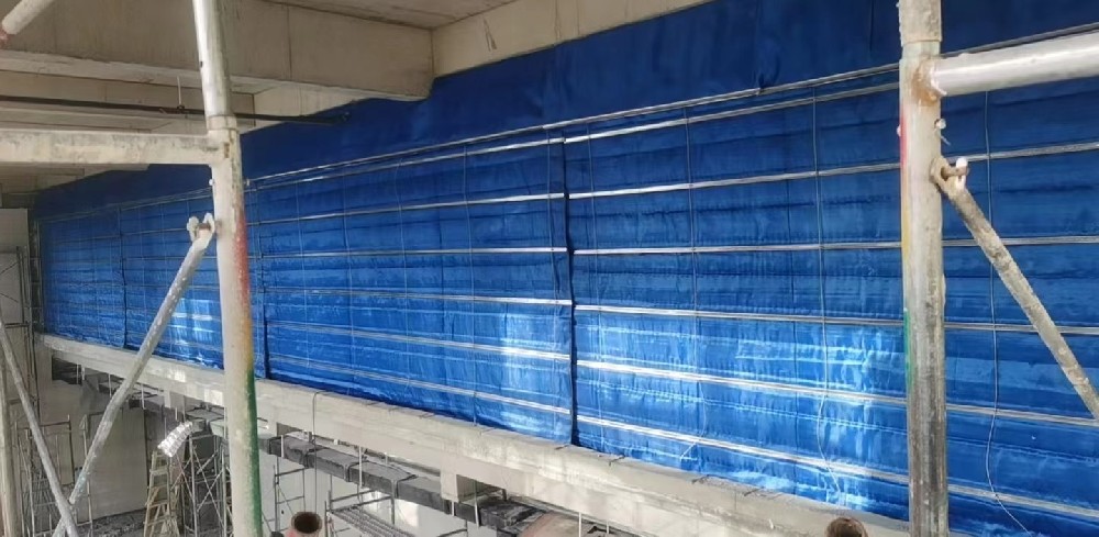 青島折疊提升防火卷簾門(mén)